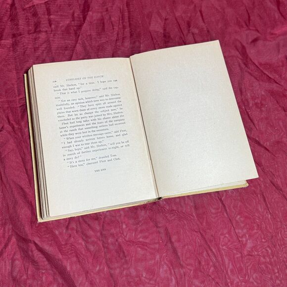 1905 Comrades on the Ranch Series for Boys by Ralph Victor Antique HC Patterton - Picture 3 of 11